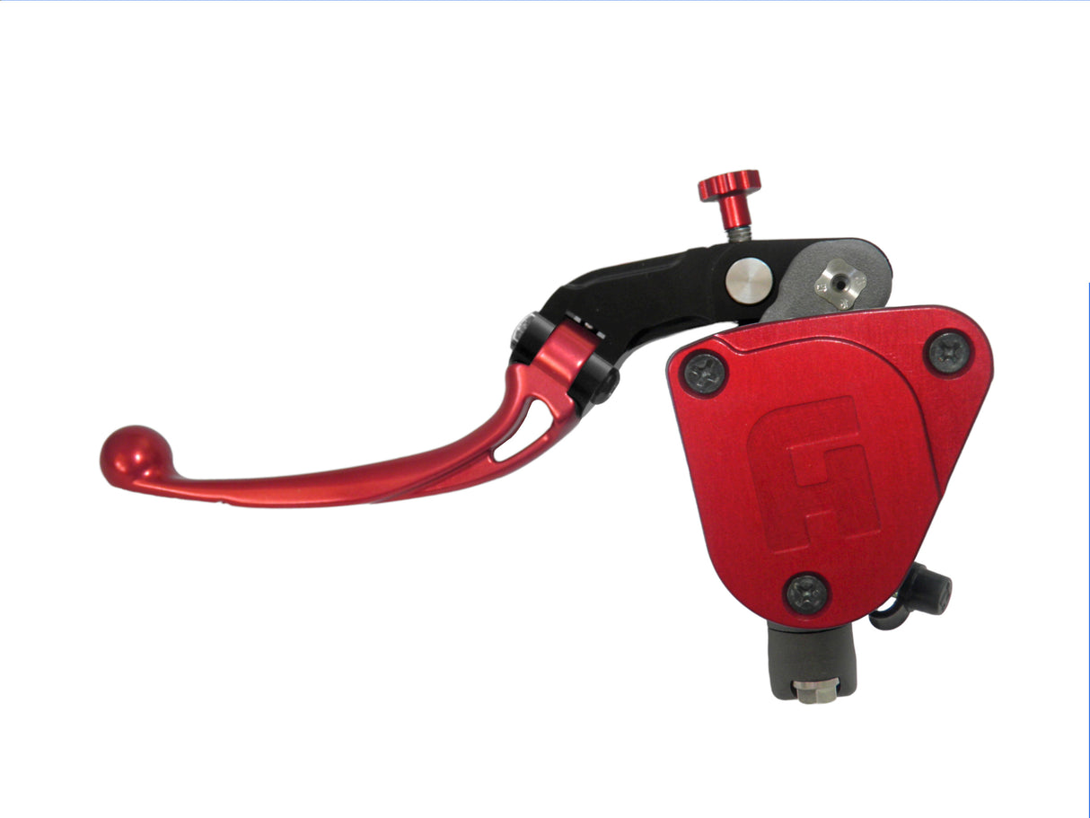 Pompa Frizione Radiale Accossato PRS 16x15-16-17 Con Vaschetta Integrata E Leva Snodata Colorata (Pomello+Leva)