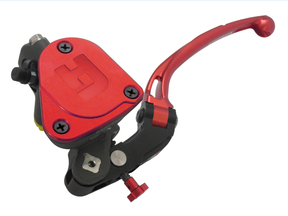 Pompa Frizione Radiale Accossato PRS 16x15-16-17 Con Vaschetta Integrata E Leva Snodata Colorata (Pomello+Leva)