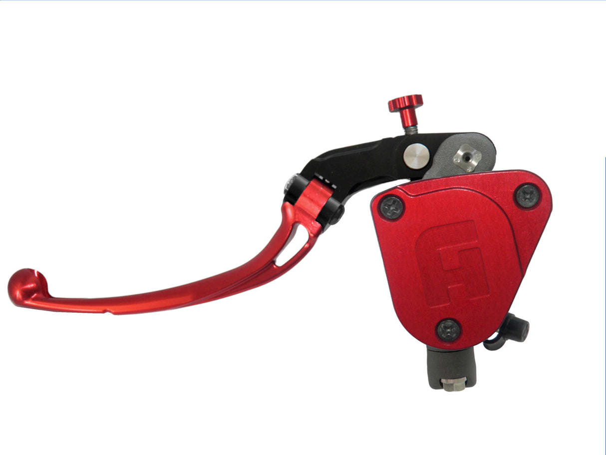 Pompa Frizione Radiale Accossato PRS 16x15-16-17 Con Vaschetta Integrata E Leva Snodata Colorata (Pomello+Leva)