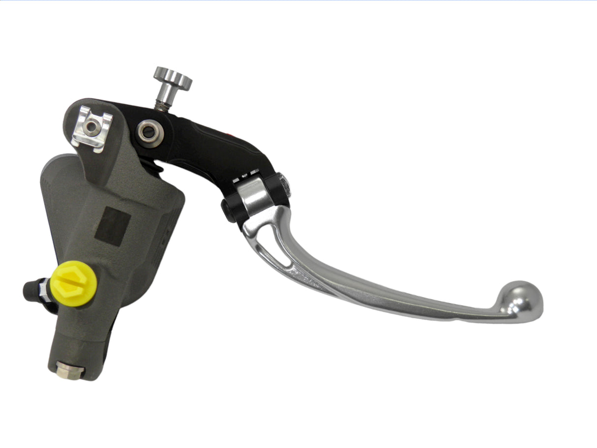 Pompa Frizione Radiale Accossato PRS 16x15-16-17 Con Vaschetta Integrata E Leva Snodata Colorata (Pomello+Leva)