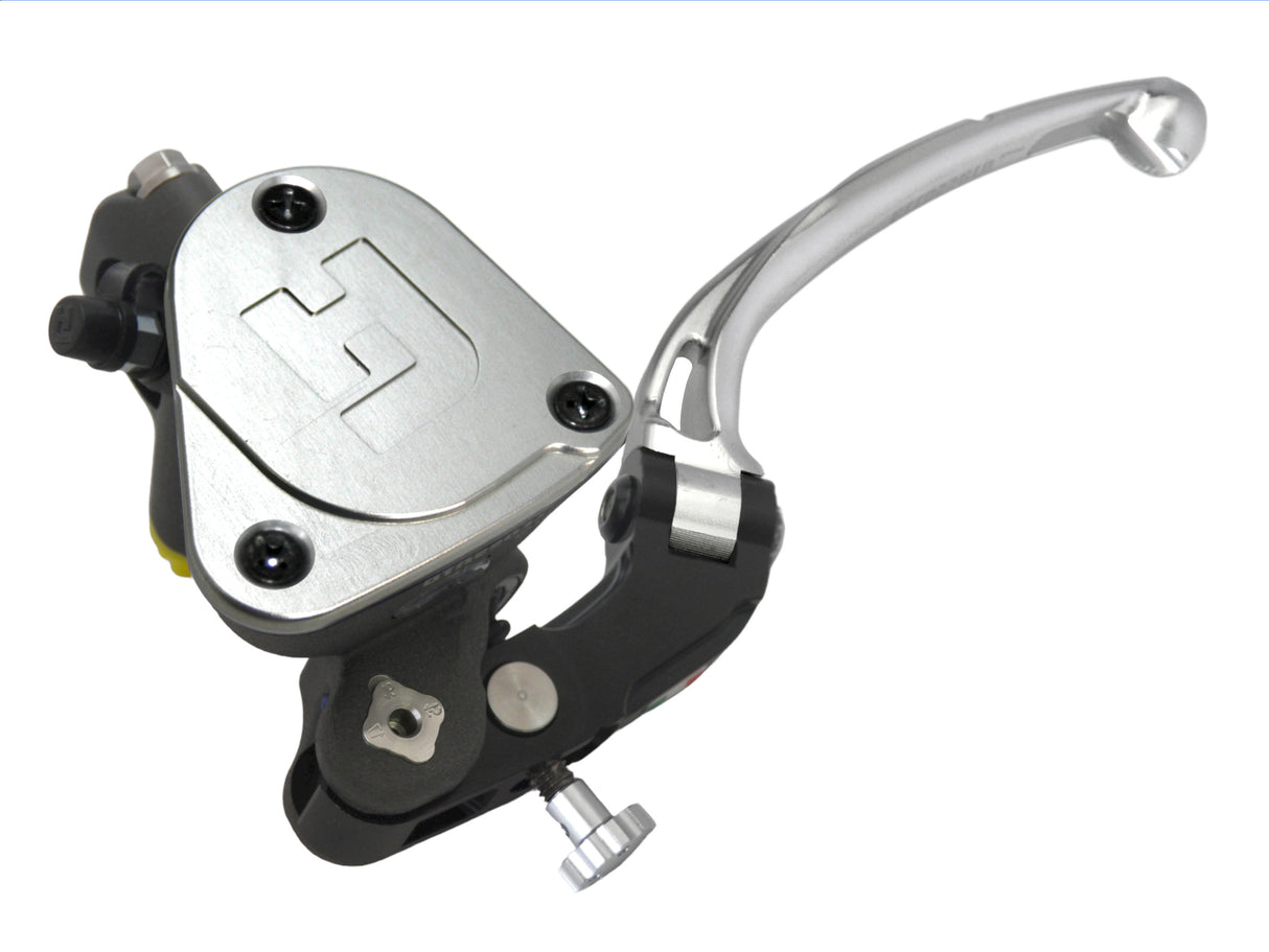 Pompa Frizione Radiale Accossato PRS 16x15-16-17 Con Vaschetta Integrata E Leva Snodata Colorata (Pomello+Leva)