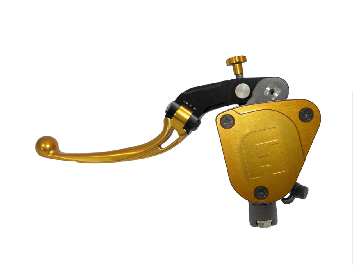 Pompa Frizione Radiale Accossato PRS 16x15-16-17 Con Vaschetta Integrata E Leva Snodata Colorata (Pomello+Leva)