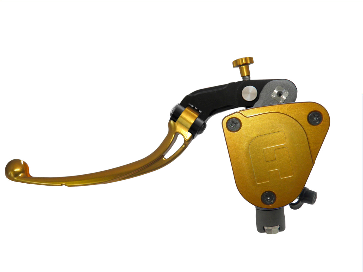 Pompa Frizione Radiale Accossato PRS 16x15-16-17 Con Vaschetta Integrata E Leva Snodata Colorata (Pomello+Leva)