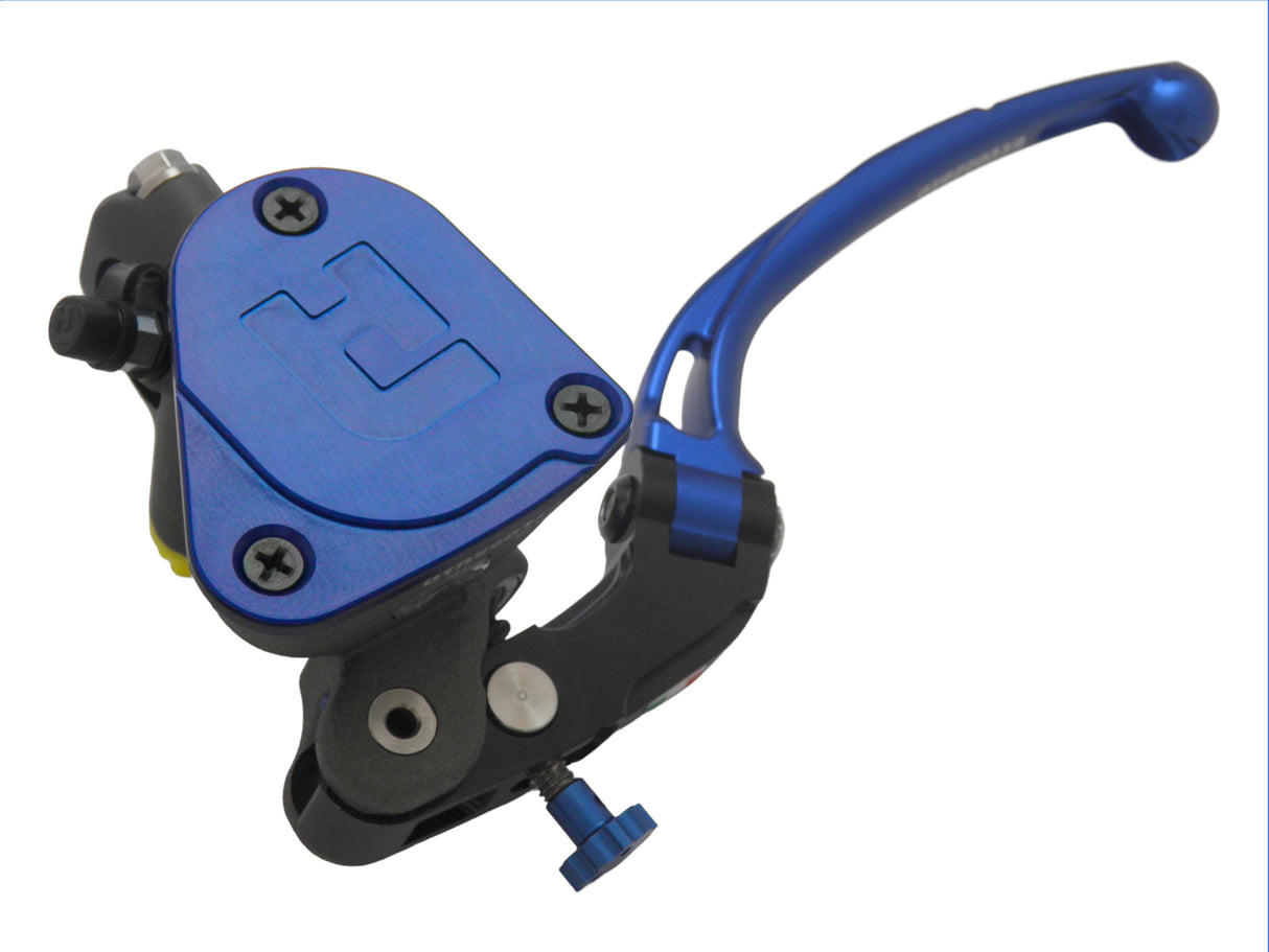 Pompa Frizione Radiale Accossato 16x16 Con Vaschetta Integrata E Leva Snodata Colorata (Pomello+Leva)