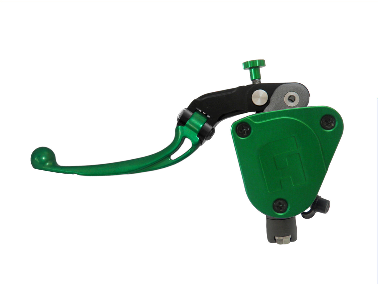 Pompa Frizione Radiale Accossato 16x16 Con Vaschetta Integrata E Leva Snodata Colorata (Pomello+Leva)