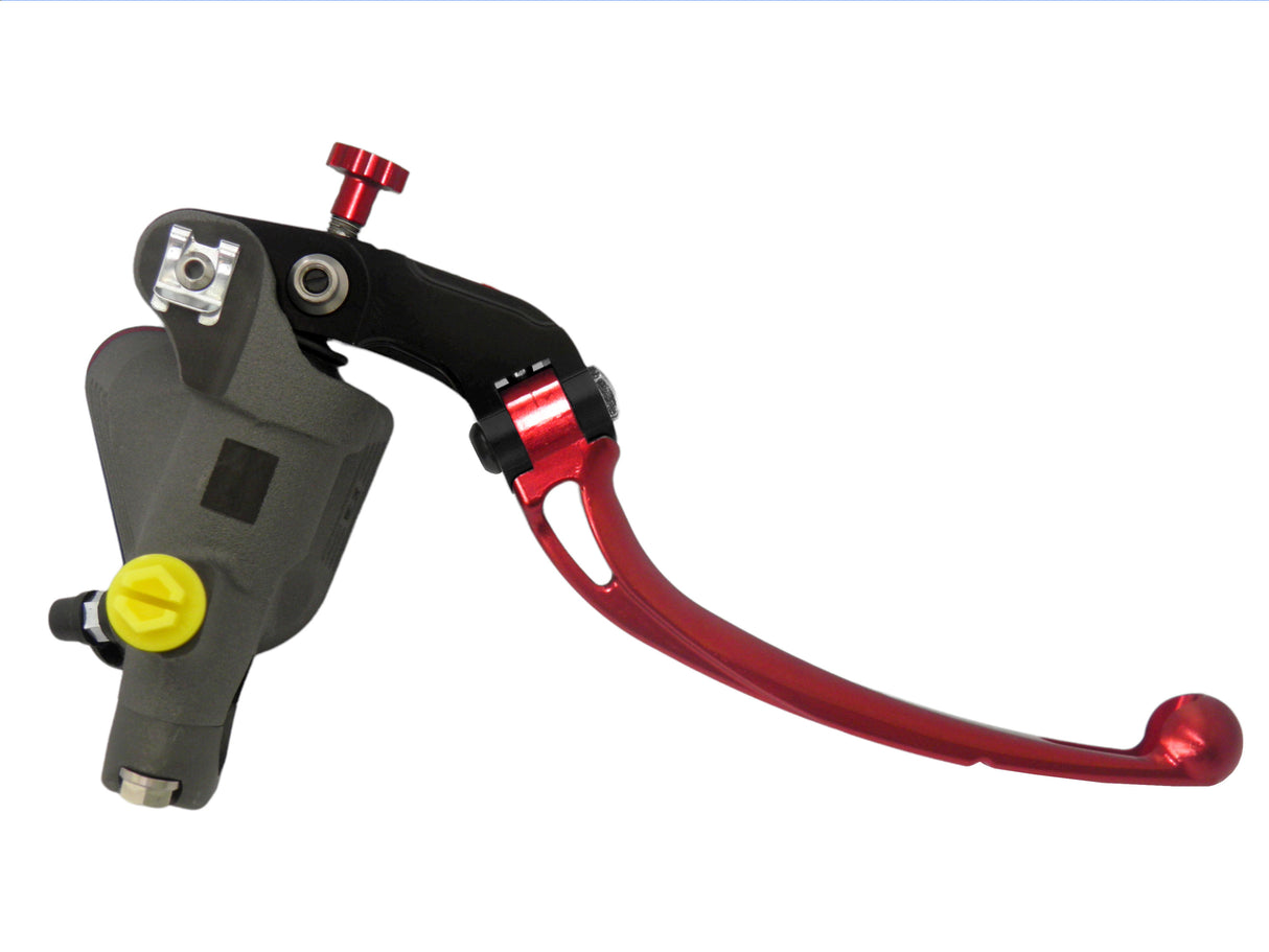 Pompa Frizione Radiale Accossato 16x16 Con Vaschetta Integrata E Leva Snodata Colorata (Pomello+Leva)