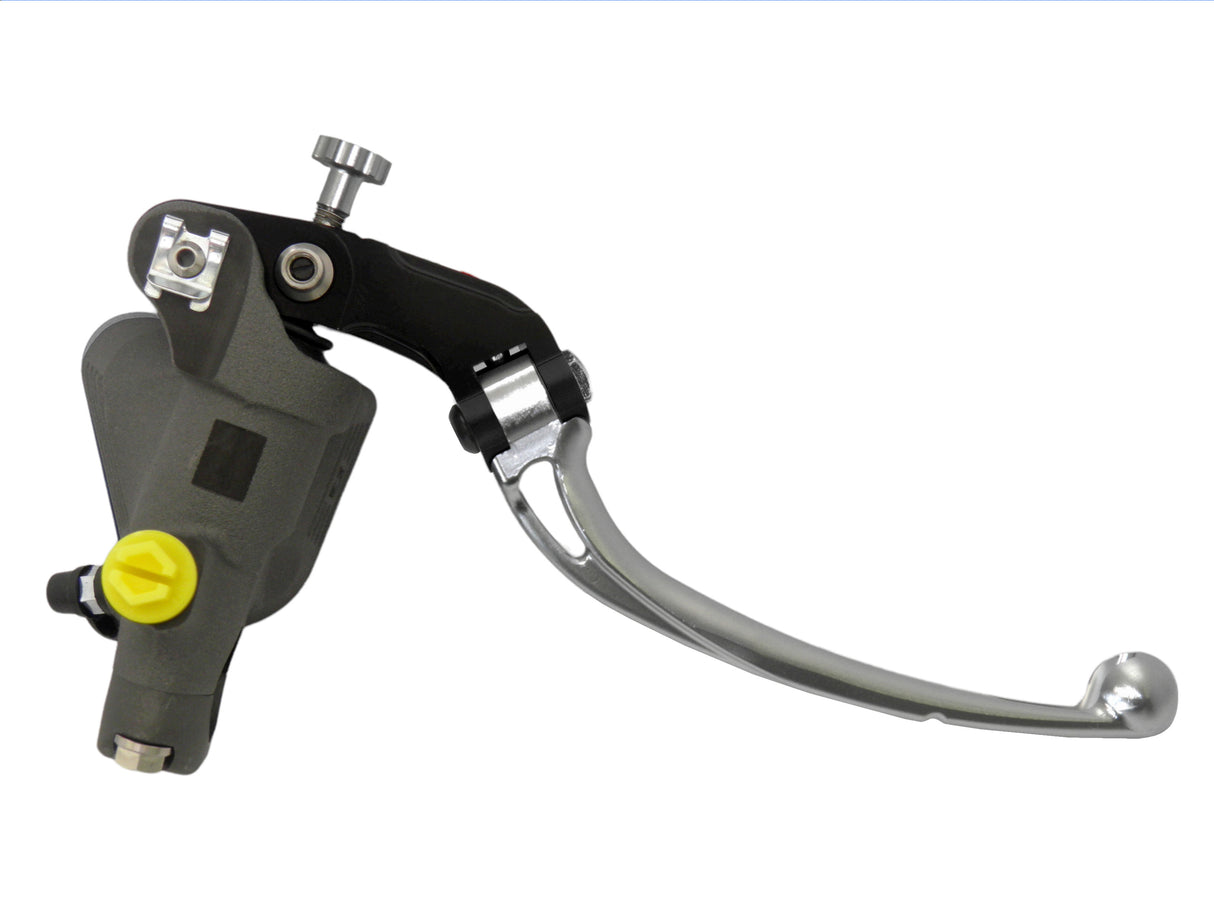 Pompa Frizione Radiale Accossato 16x16 Con Vaschetta Integrata E Leva Snodata Colorata (Pomello+Leva)