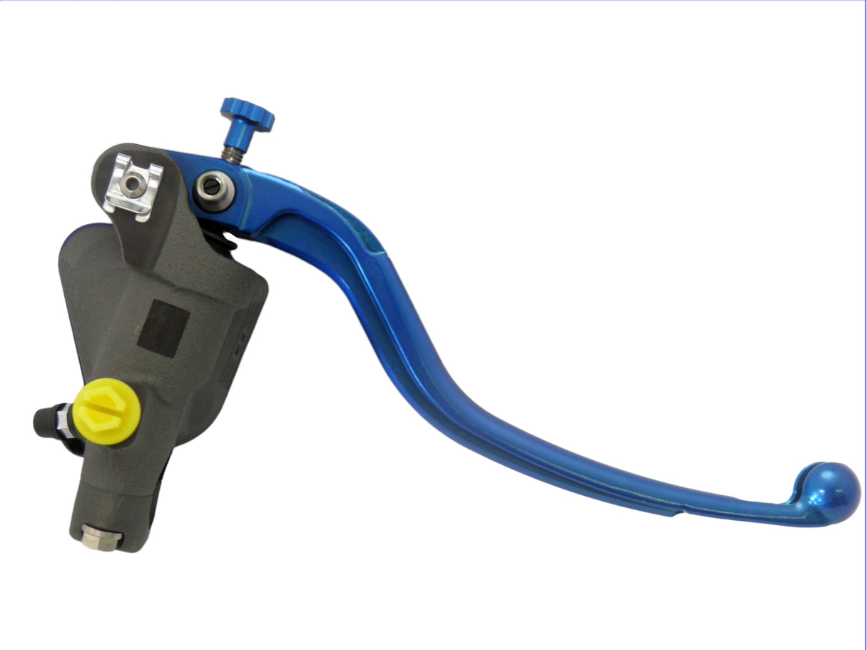 Pompa Frizione Radiale Accossato 16x16 Con Vaschetta Integrata E Leva Fissa Colorata (Pomello+Leva)