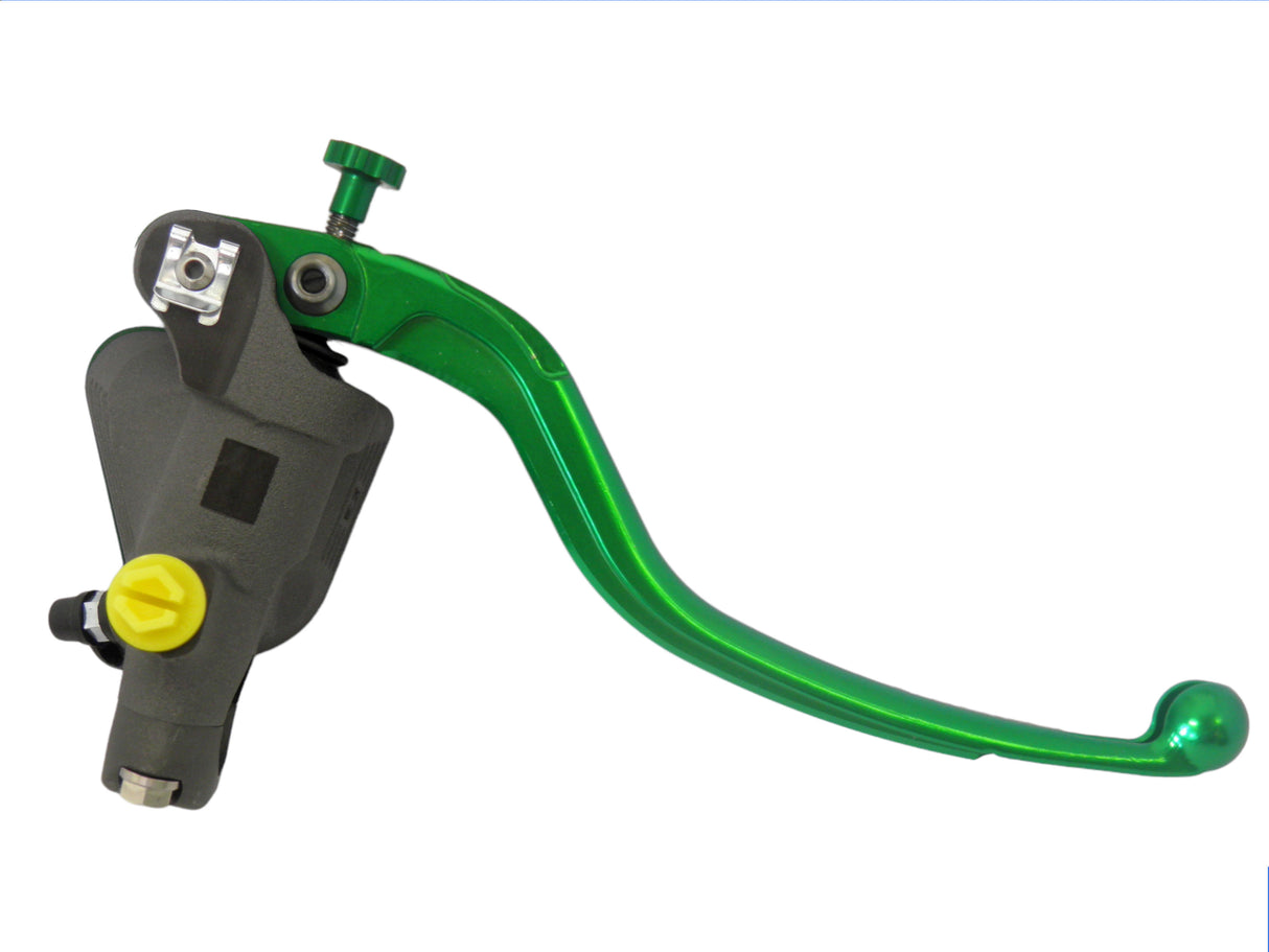 Pompa Frizione Radiale Accossato 16x16 Con Vaschetta Integrata E Leva Fissa Colorata (Pomello+Leva)