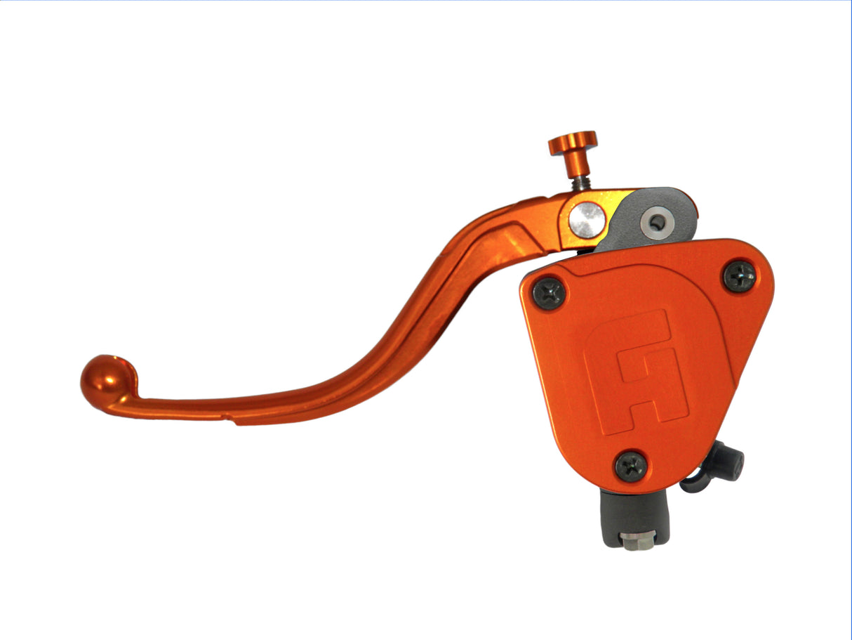 Pompa Frizione Radiale Accossato 16x16 Con Vaschetta Integrata E Leva Fissa Colorata (Pomello+Leva)