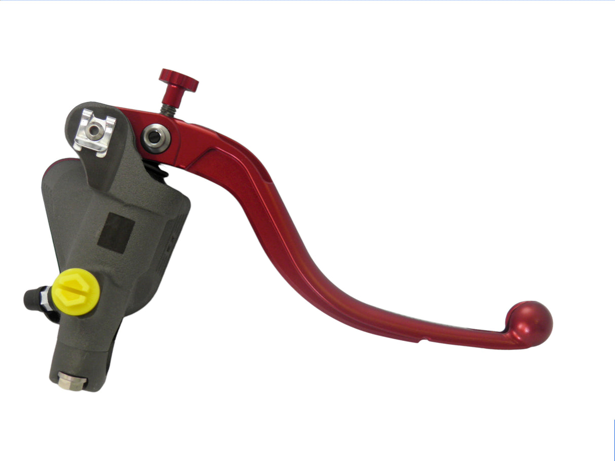 Pompa Frizione Radiale Accossato 16x16 Con Vaschetta Integrata E Leva Fissa Colorata (Pomello+Leva)