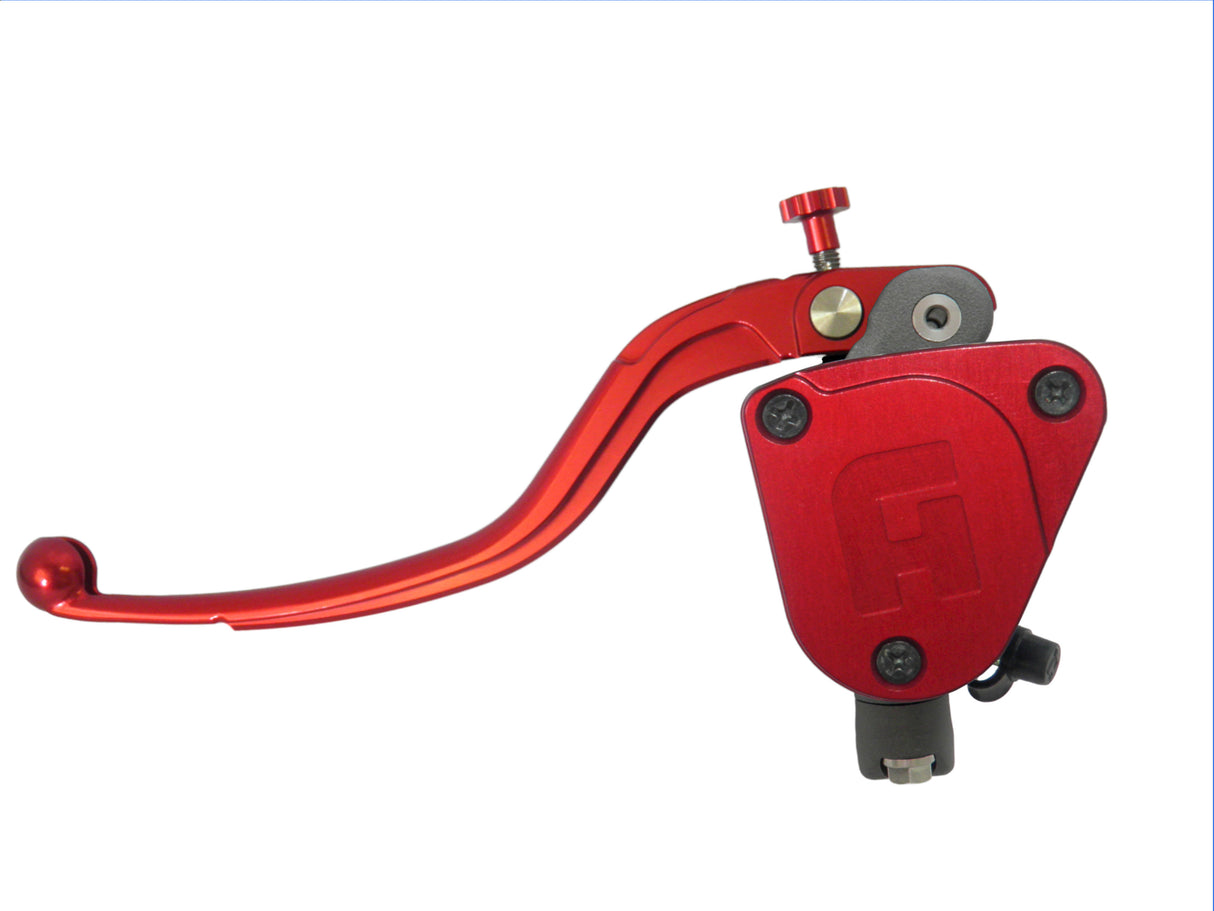 Pompa Frizione Radiale Accossato 16x16 Con Vaschetta Integrata E Leva Fissa Colorata (Pomello+Leva)