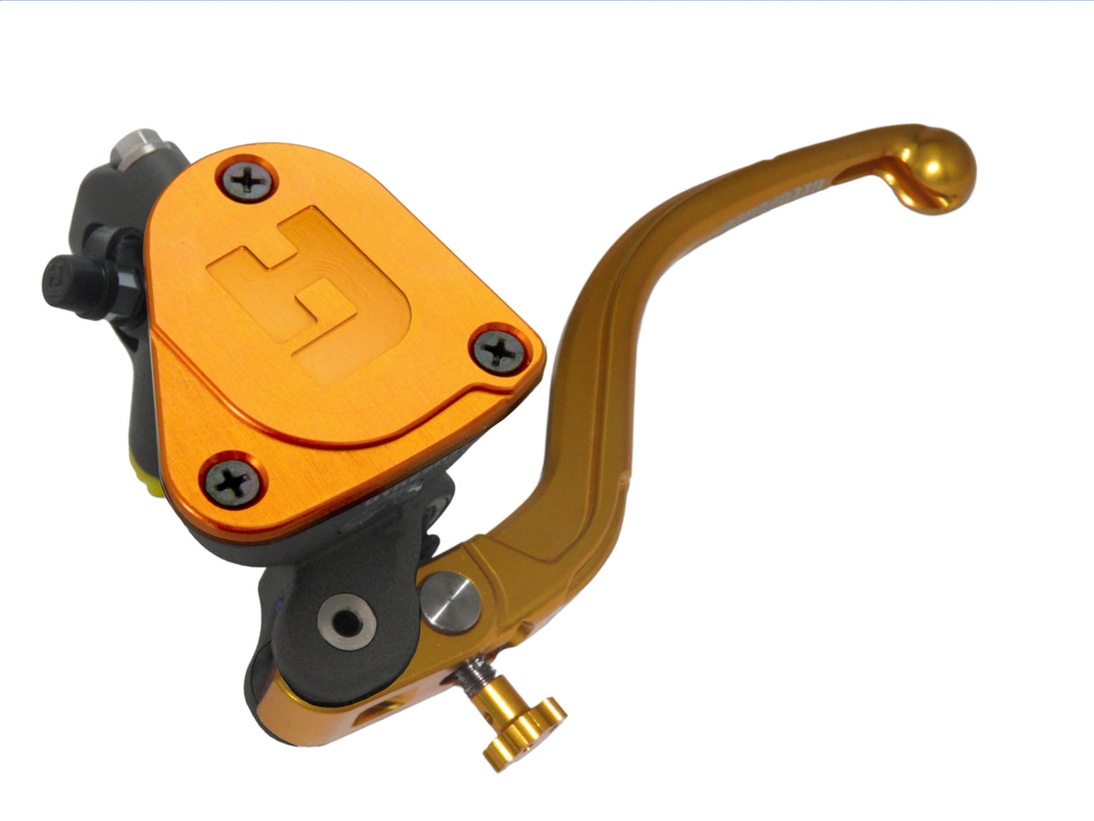 Pompa Frizione Radiale Accossato 16x16 Con Vaschetta Integrata E Leva Fissa Colorata (Pomello+Leva)