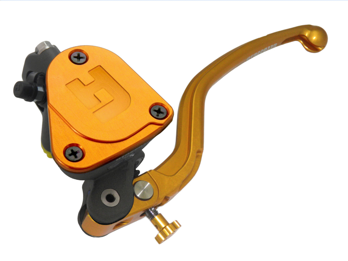 Pompa Frizione Radiale Accossato 16x16 Con Vaschetta Integrata E Leva Fissa Colorata (Pomello+Leva)