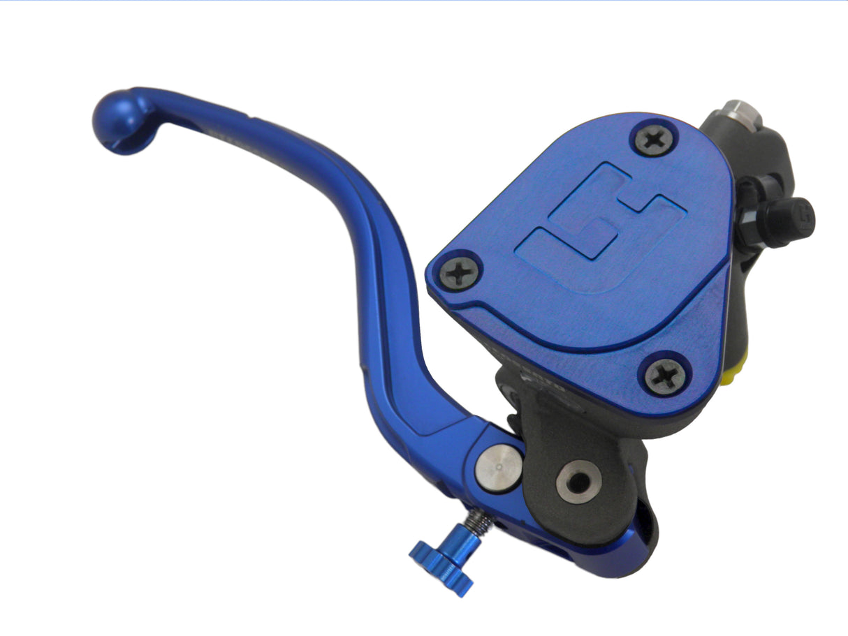 Pompa Freno Radiale Accossato 16x18 Con Vaschetta Integrata E Leva Fissa Colorata (Pomello+Leva)