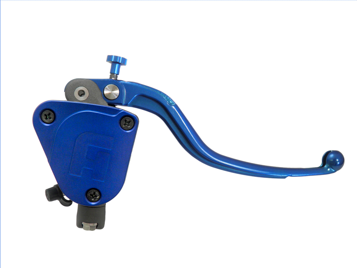 Pompa Freno Radiale Accossato 16x18 Con Vaschetta Integrata E Leva Fissa Colorata (Pomello+Leva)