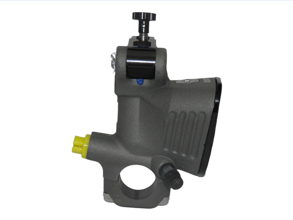 Pompa Freno Radiale Accossato 19x20 Con Vaschetta Integrata E Leva Fissa Colorata (Pomello+Leva)