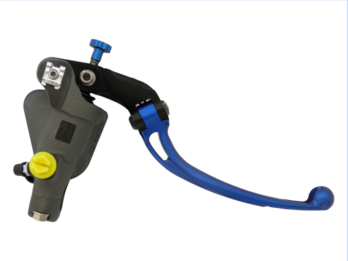 Pompa Frizione Radiale Accossato 16x18 Con Vaschetta Integrata E Leva Snodata Colorata (Pomello+Leva)