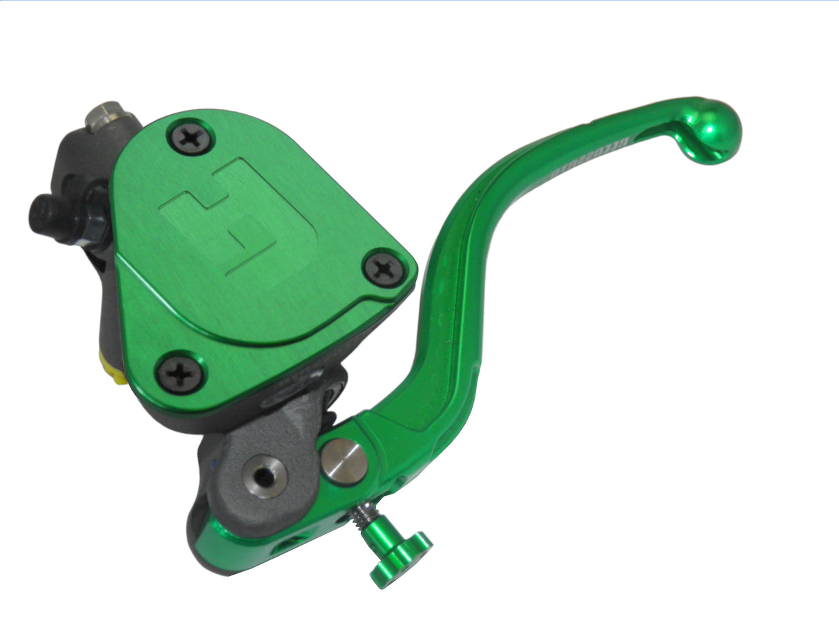 Pompa Frizione Radiale Accossato 16x18 Con Vaschetta Integrata E Leva Fissa Colorata (Pomello+Leva)