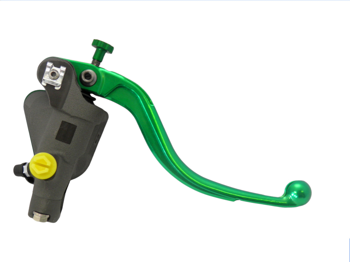 Pompa Frizione Radiale Accossato 16x18 Con Vaschetta Integrata E Leva Fissa Colorata (Pomello+Leva)