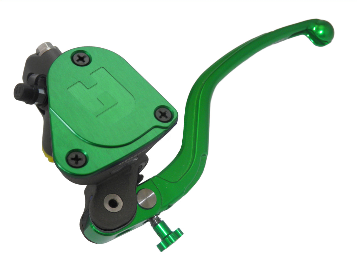 Pompa Frizione Radiale Accossato 16x18 Con Vaschetta Integrata E Leva Fissa Colorata (Pomello+Leva)