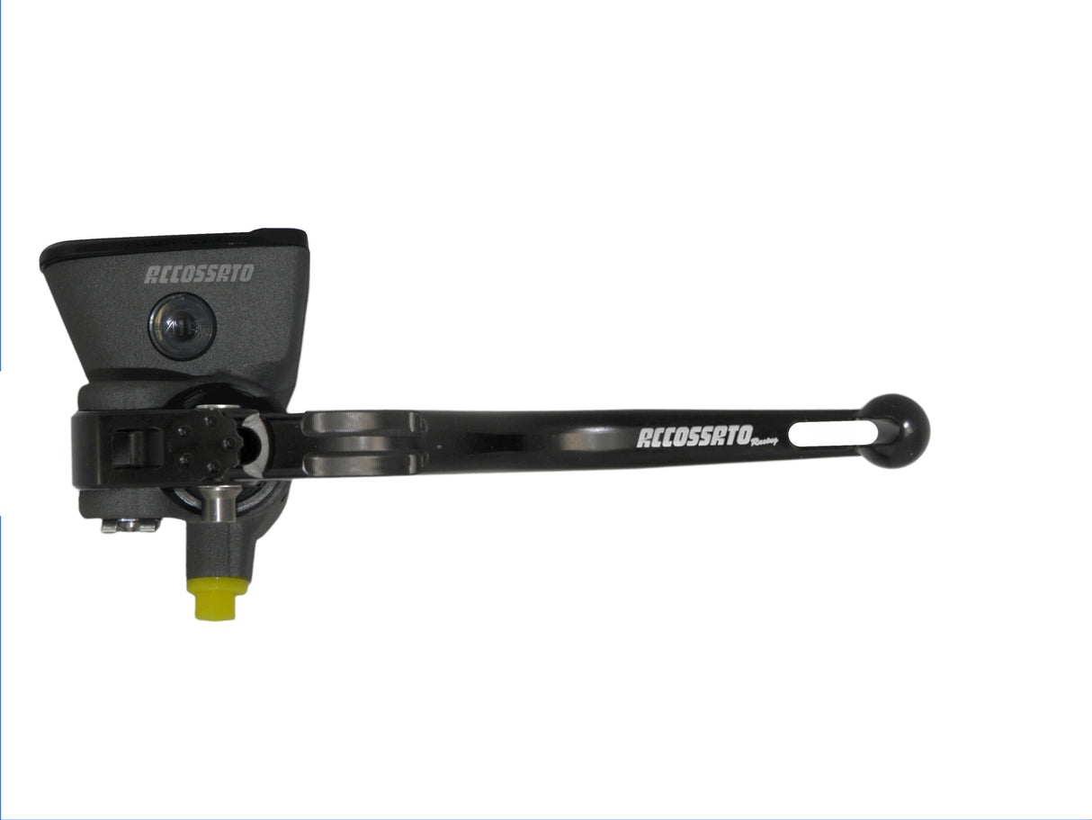 Pompa Frizione Radiale Accossato 16x18 Con Vaschetta Integrata E Leva Fissa Colorata (Pomello+Leva)