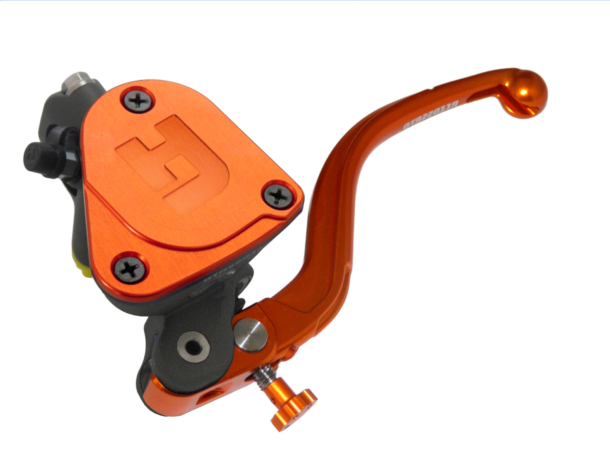 Pompa Frizione Radiale Accossato 16x18 Con Vaschetta Integrata E Leva Fissa Colorata (Pomello+Leva)