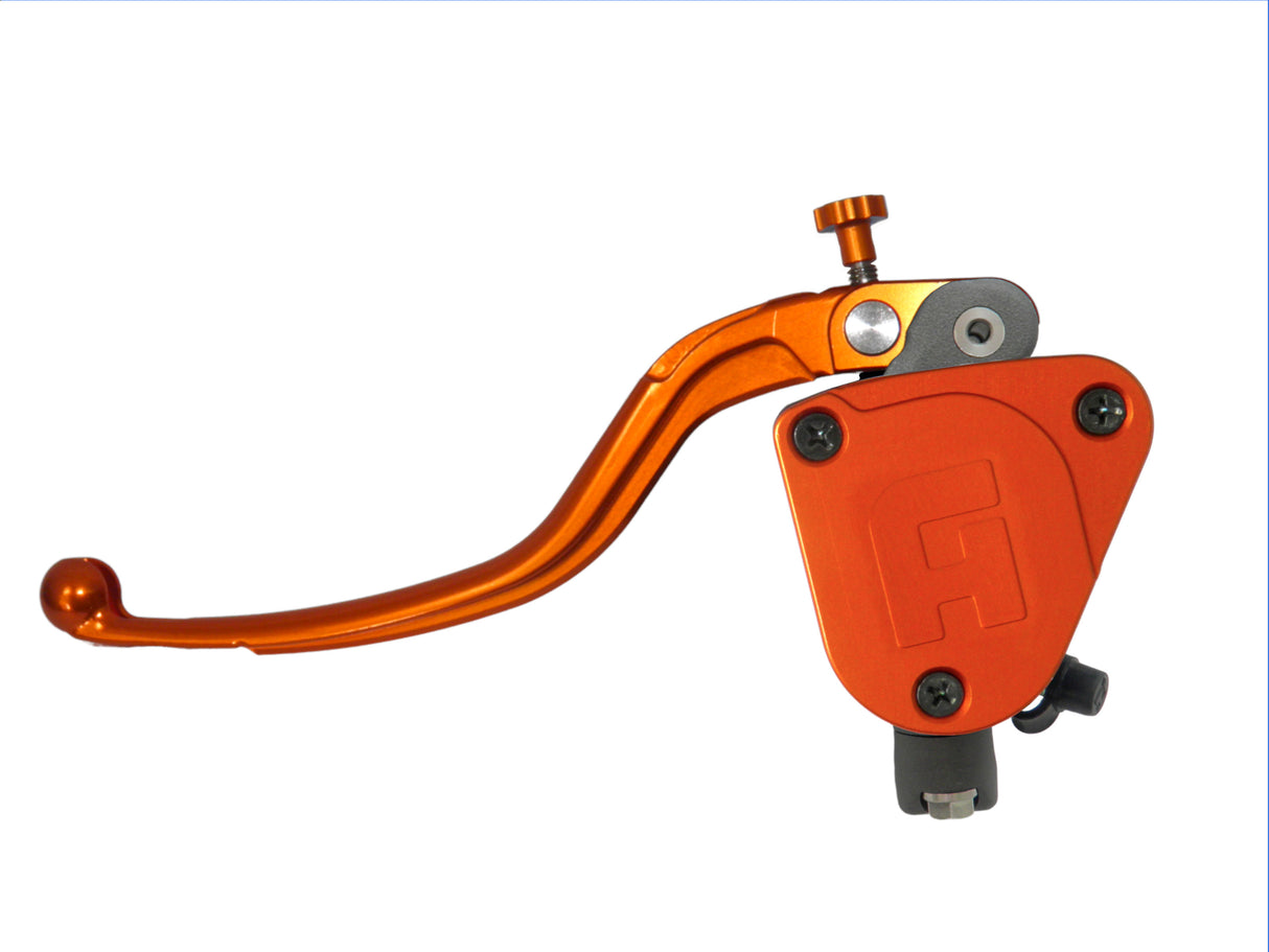 Pompa Frizione Radiale Accossato 16x18 Con Vaschetta Integrata E Leva Fissa Colorata (Pomello+Leva)