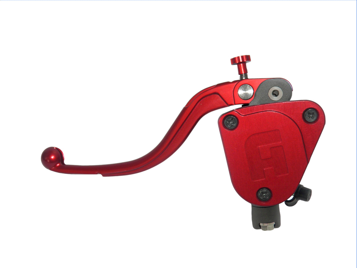 Pompa Frizione Radiale Accossato 16x18 Con Vaschetta Integrata E Leva Fissa Colorata (Pomello+Leva)