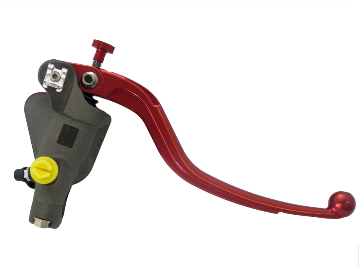 Pompa Frizione Radiale Accossato 16x18 Con Vaschetta Integrata E Leva Fissa Colorata (Pomello+Leva)