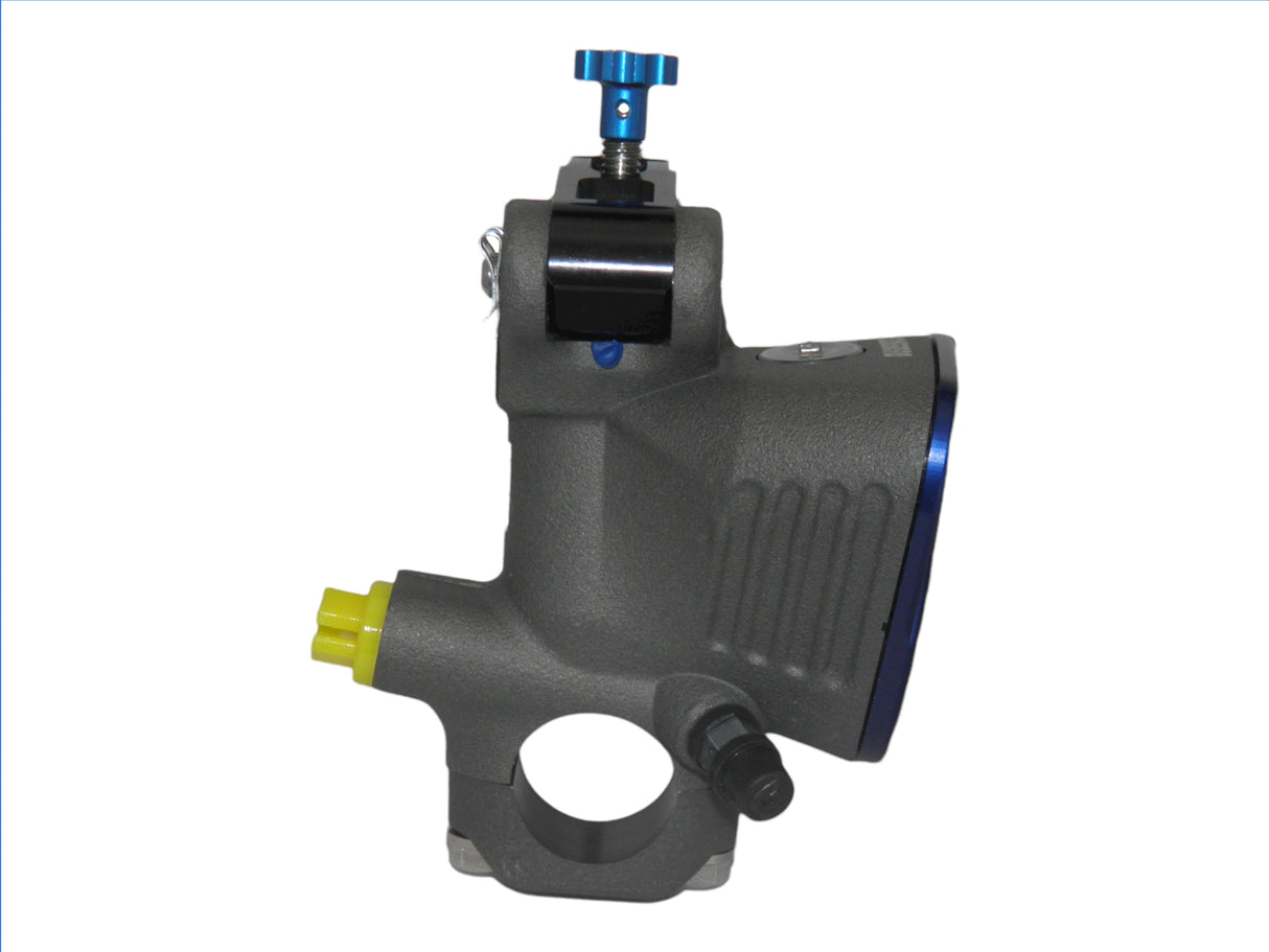 Pompa Freno Radiale Accossato 16x16 Con Vaschetta Integrata E Leva Snodata Colorata (Pomello+Leva)