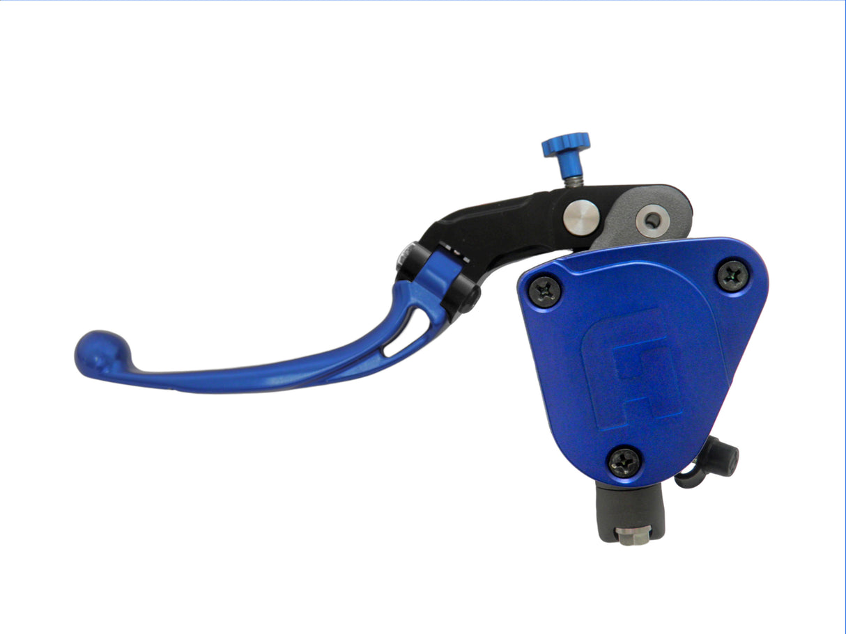 Pompa Frizione Radiale Accossato 19x20 Con Vaschetta Integrata E Leva Snodata Colorata (Pomello+Leva)