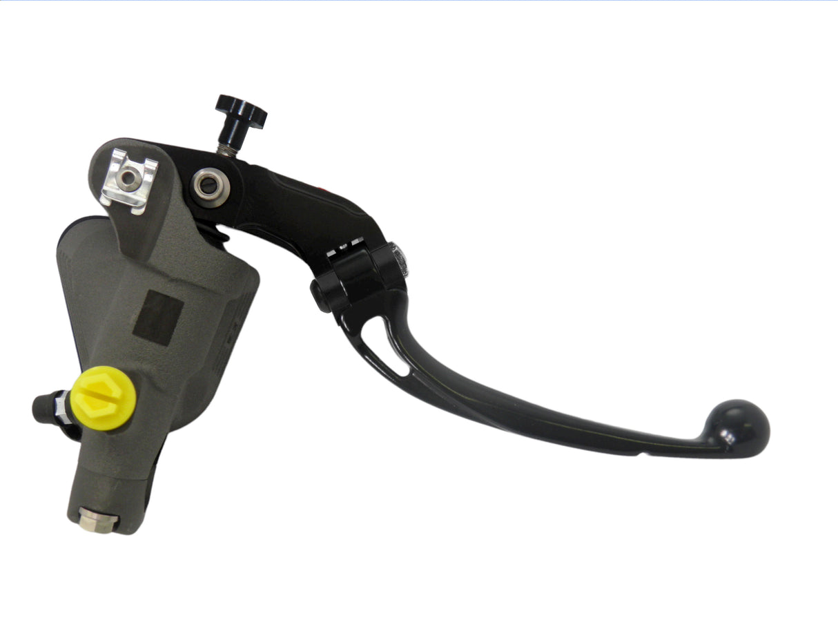 Pompa Frizione Radiale Accossato 19x20 Con Vaschetta Integrata E Leva Snodata Colorata (Pomello+Leva)