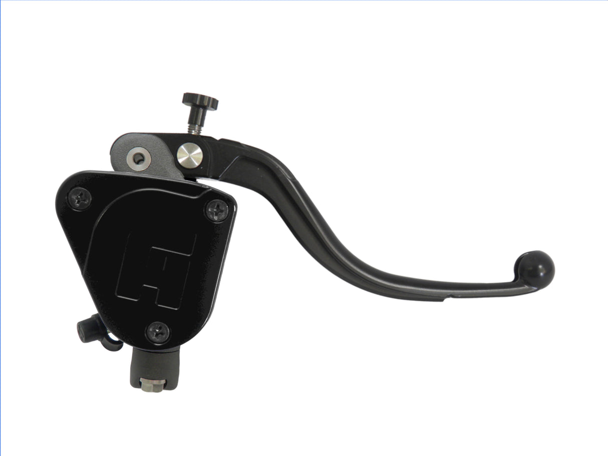 Pompa Freno Radiale Accossato 19x19 Con Vaschetta Integrata E Leva Fissa Colorata (Pomello+Leva)