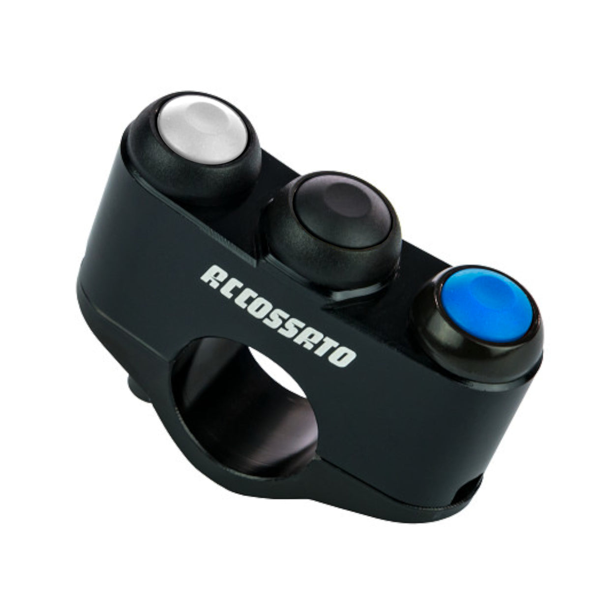 Teclado Accossato Racing Plug & Play de aluminio fabricado en CNC, 3 botones a la izquierda