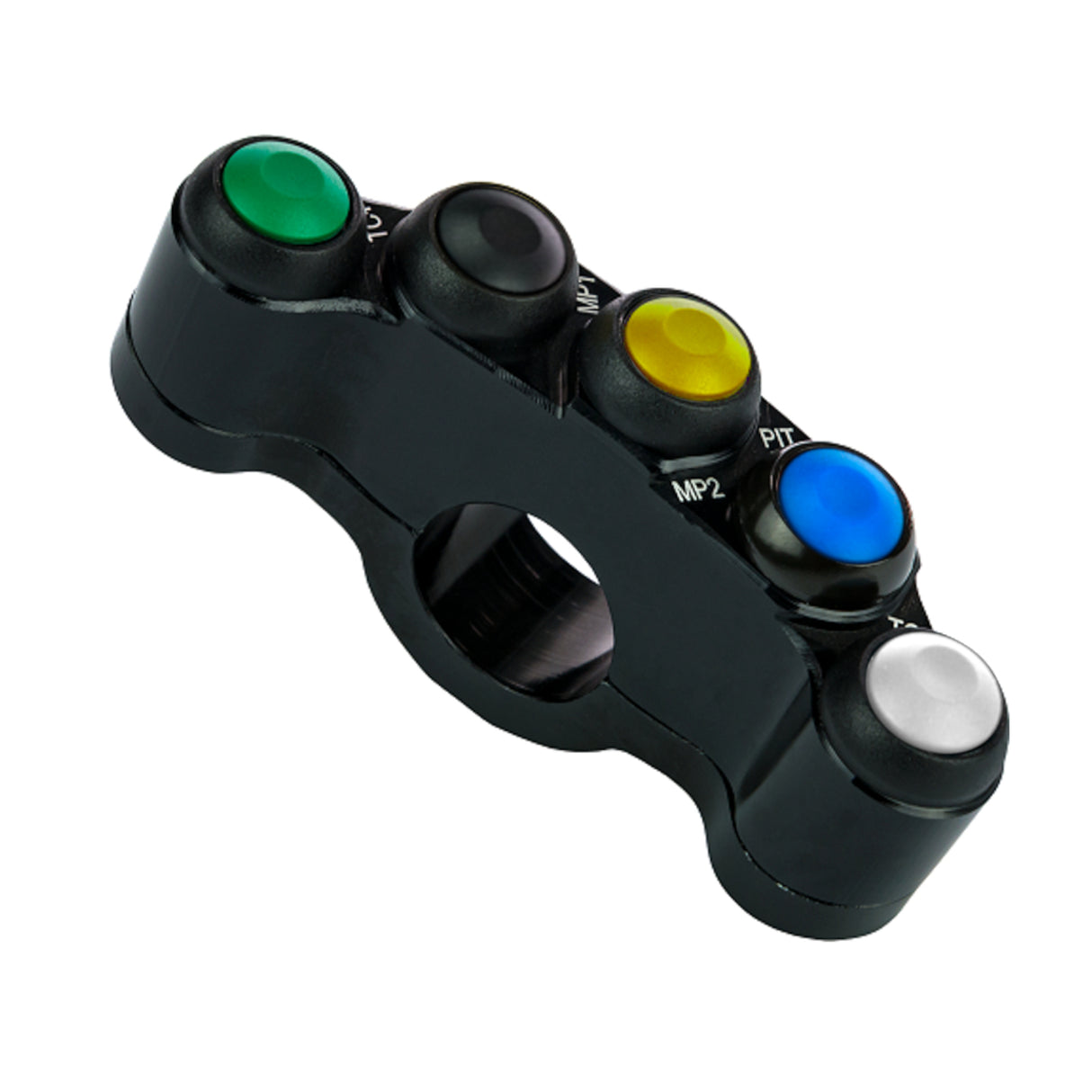 Teclado Accossato Racing Plug & Play de aluminio fabricado en CNC, 5 botones a la izquierda