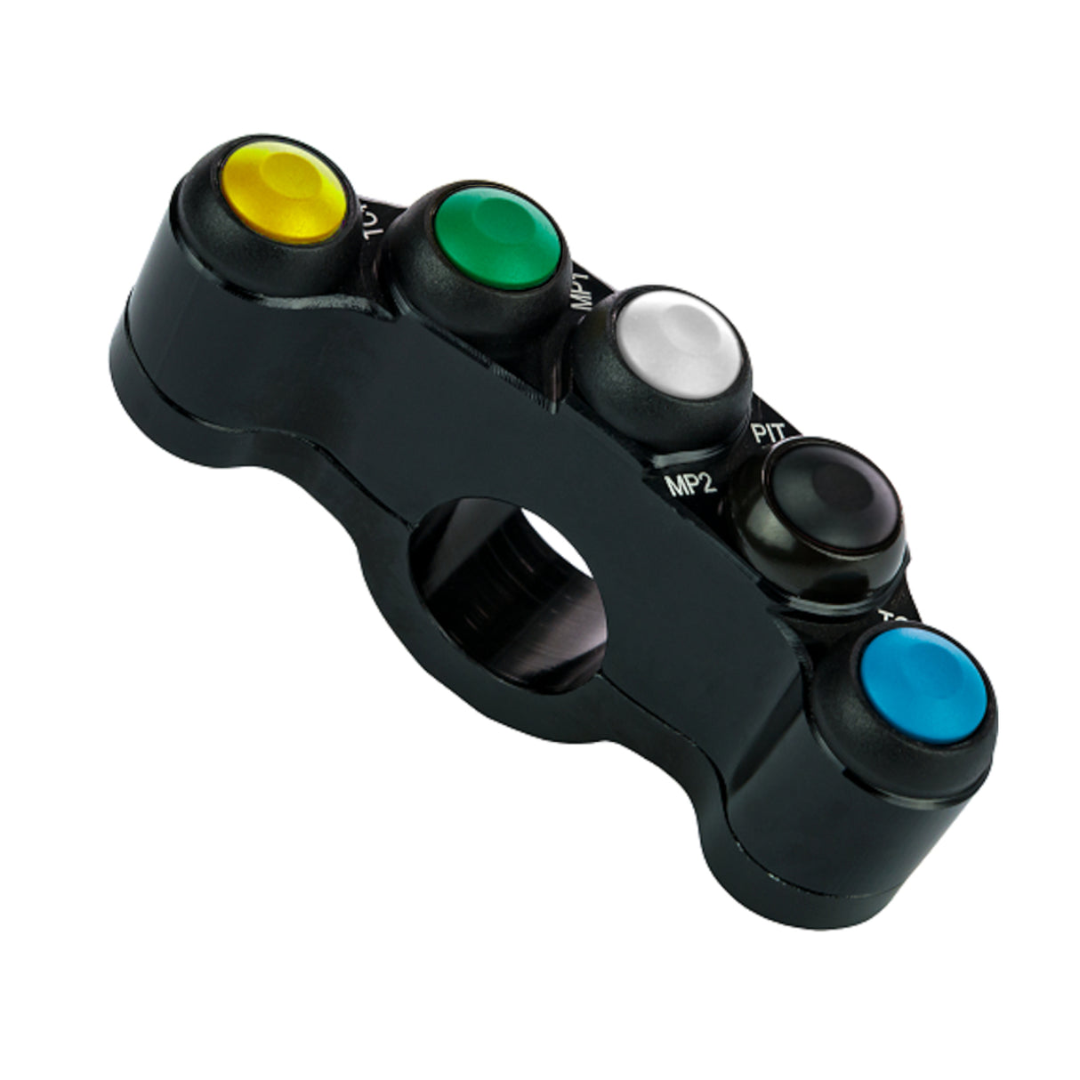 Teclado Accossato Racing Plug & Play de aluminio fabricado en CNC, 5 botones a la izquierda