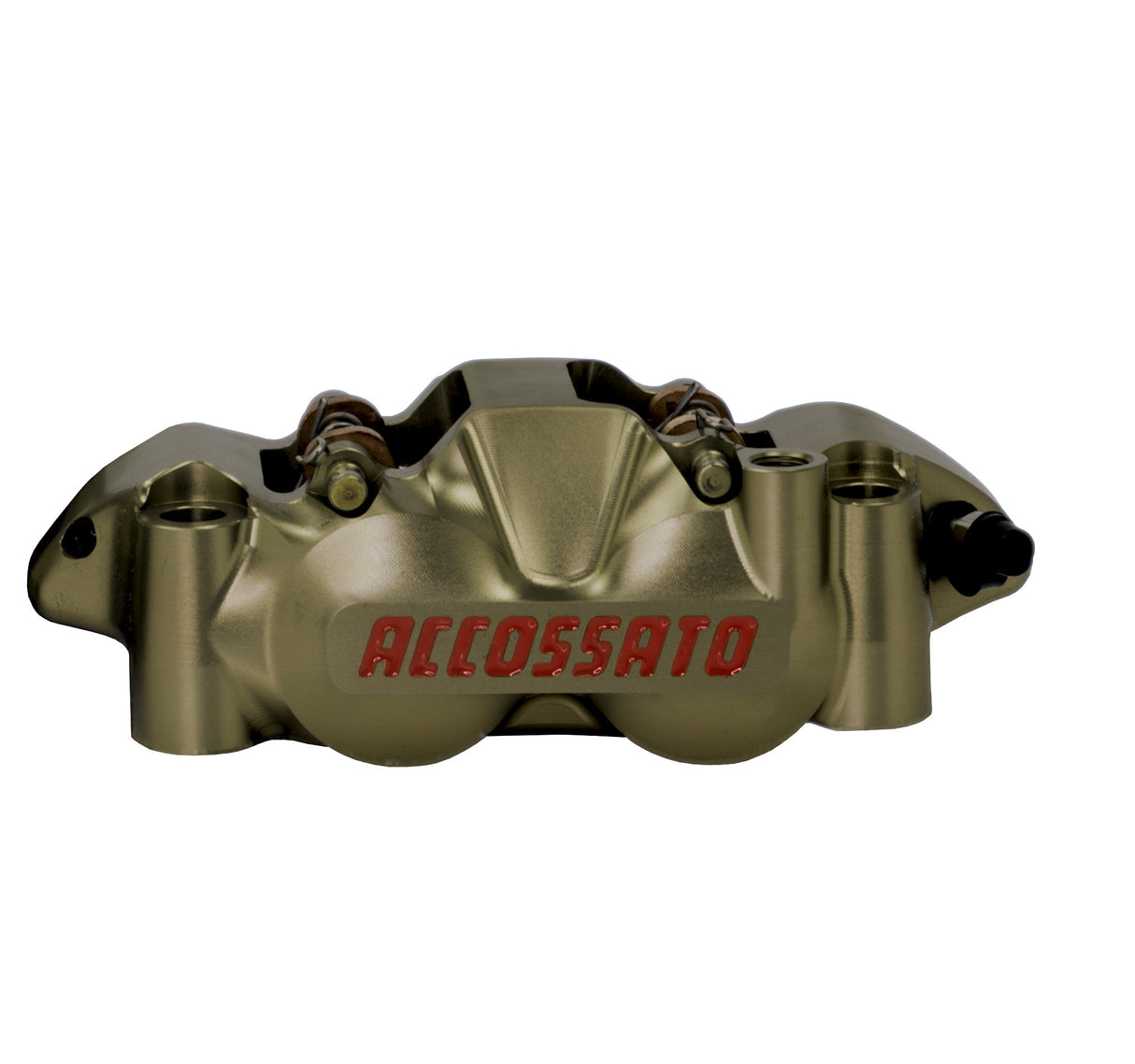 Pinza Freno Radiale Accossato Ricavata CNC Monoblocco Interasse 108 mm Con Pistoni in Titanio