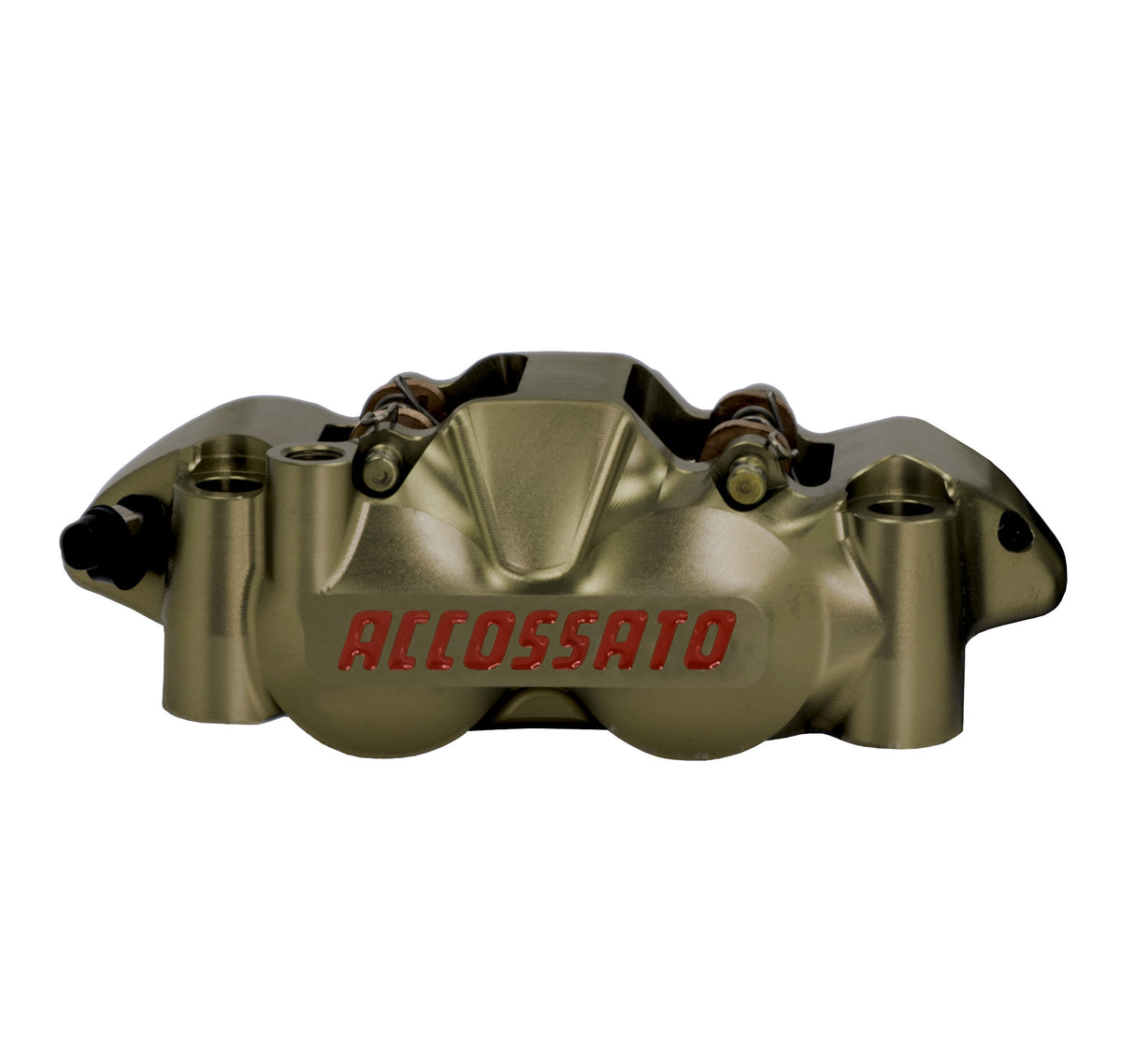 Pinza Freno Radiale Accossato Ricavata CNC Monoblocco Interasse 108 mm Con Pistoni in Titanio