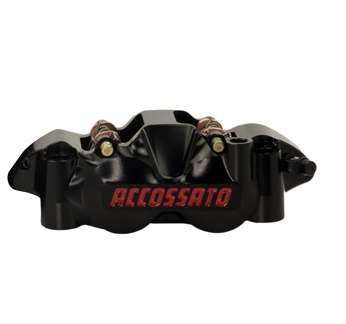 Pinza Freno Radiale Accossato Ricavata CNC Monoblocco Interasse 108 mm Con Pistoni in Titanio