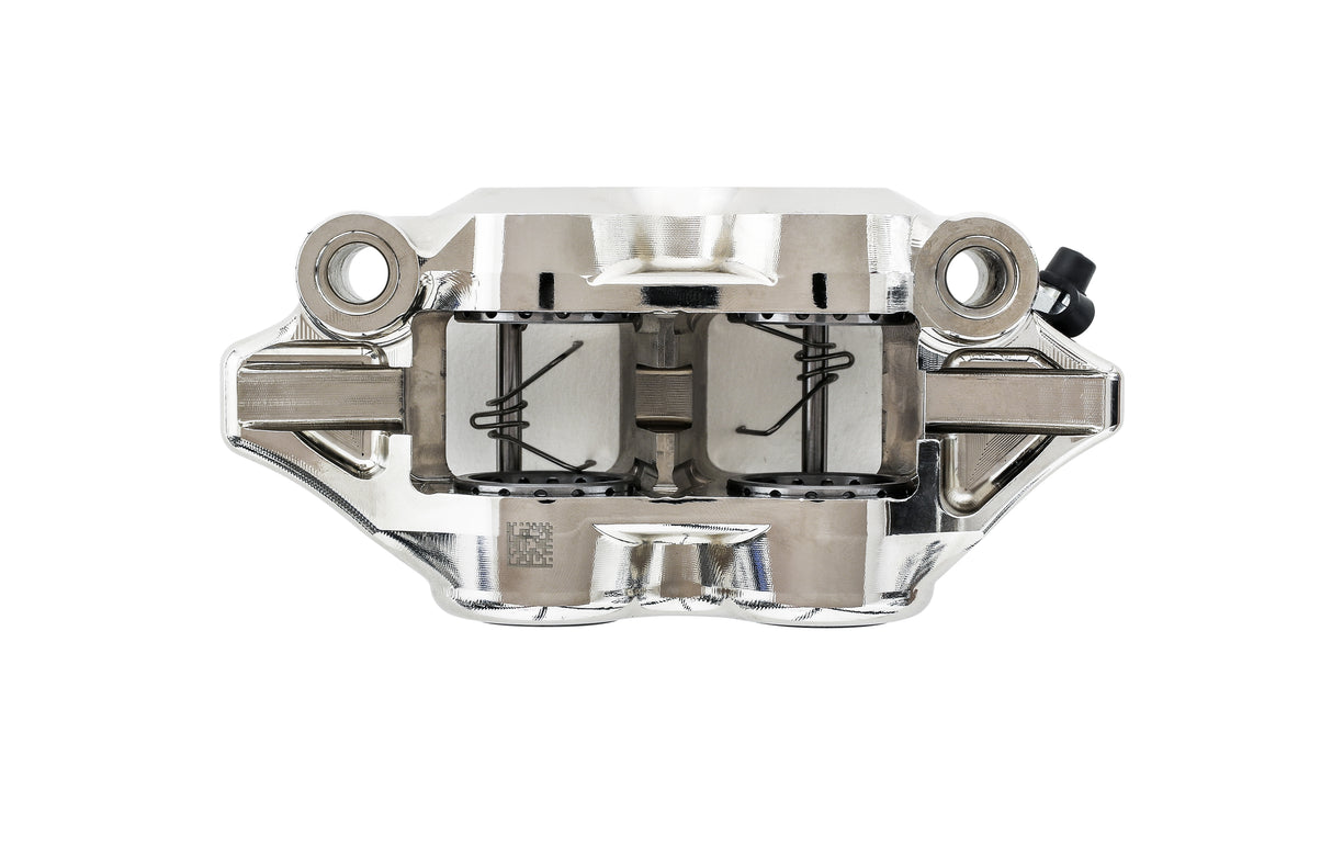 Pinza Freno Radiale Accossato Ricavata CNC Monoblocco Interasse 108 mm Con Pistoni in Titanio