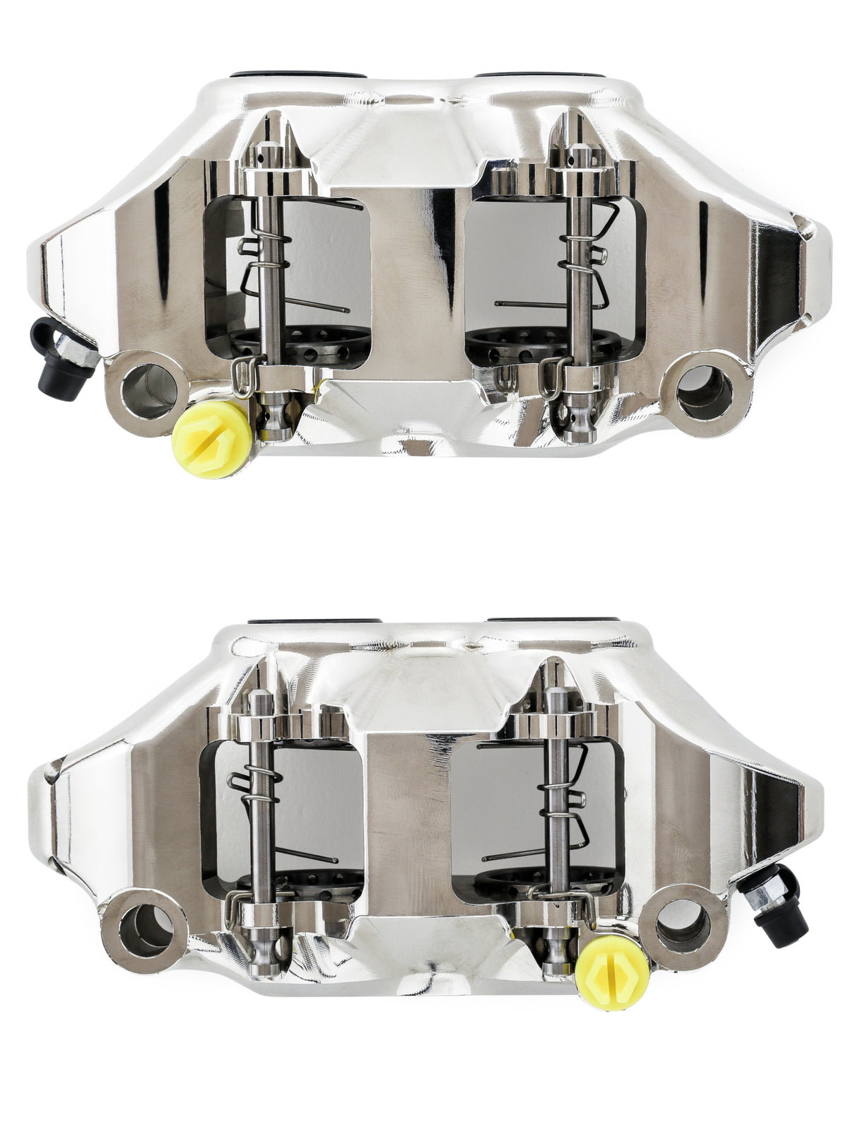 Pinza Freno Radiale Accossato Ricavata CNC Monoblocco Interasse 108 mm Con Pistoni in Titanio