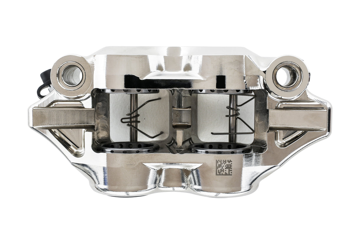Pinza Freno Radiale Accossato Ricavata CNC Monoblocco Interasse 108 mm Con Pistoni in Titanio