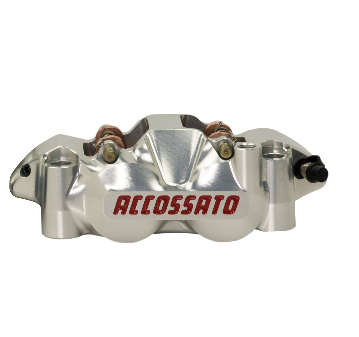 Pinza Freno Radiale Accossato Ricavata CNC Monoblocco Interasse 108 mm Con Pistoni in Titanio