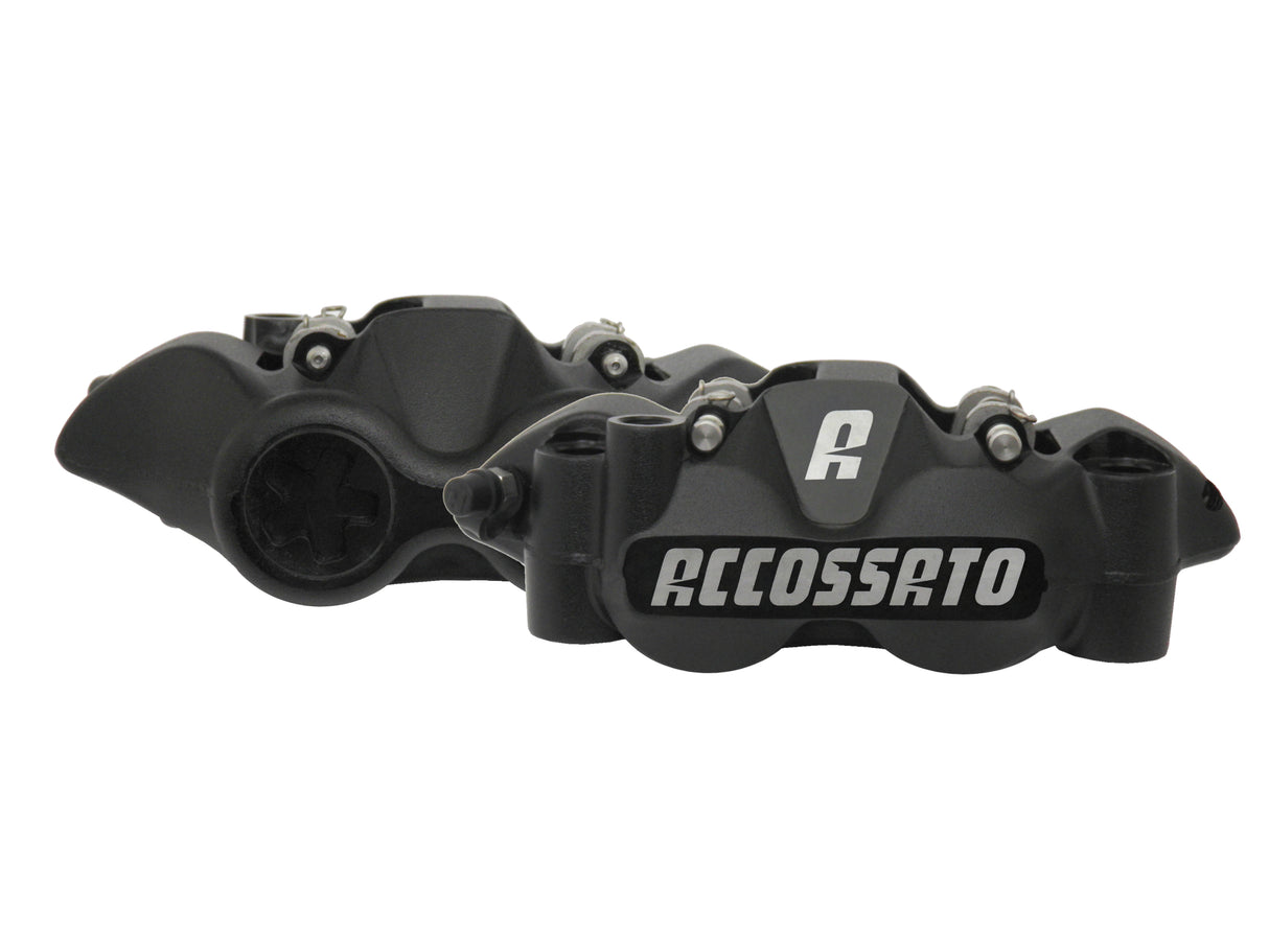 Pinza Freno Radiale Accossato Forgiata Monoblocco Interasse 108 mm Con Pistoni in Alluminio