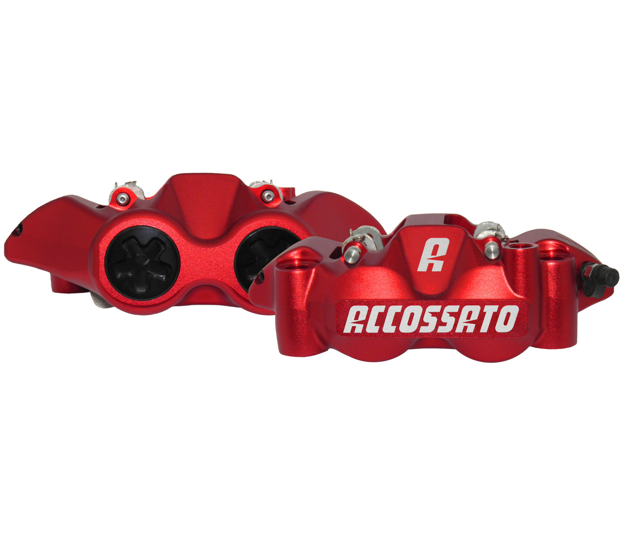 Pinza Freno Radiale Accossato Forgiata Monoblocco Interasse 108 mm Con Pistoni in Alluminio