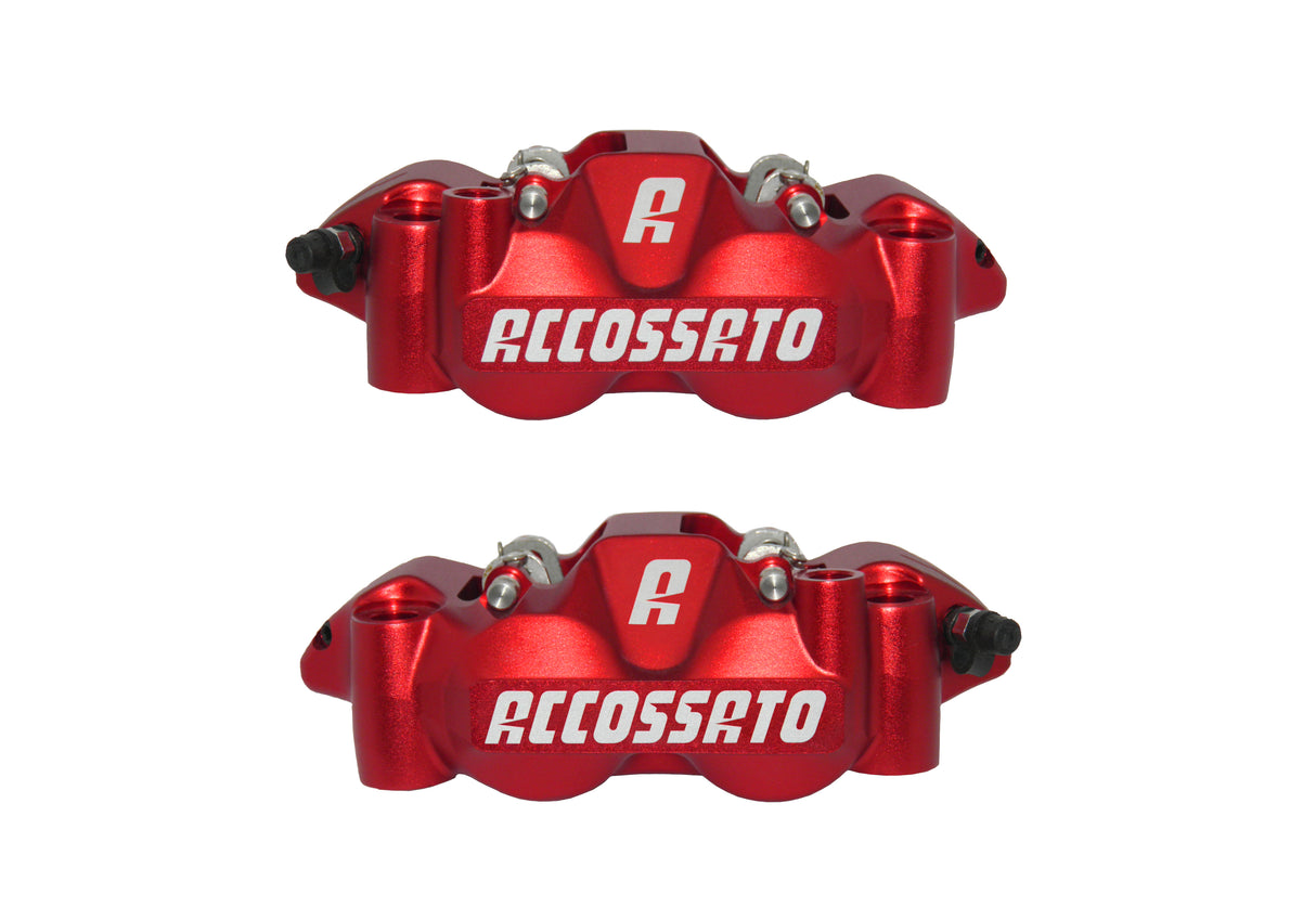 Pinza Freno Radiale Accossato Forgiata Monoblocco Interasse 108 mm Con Pistoni in Alluminio