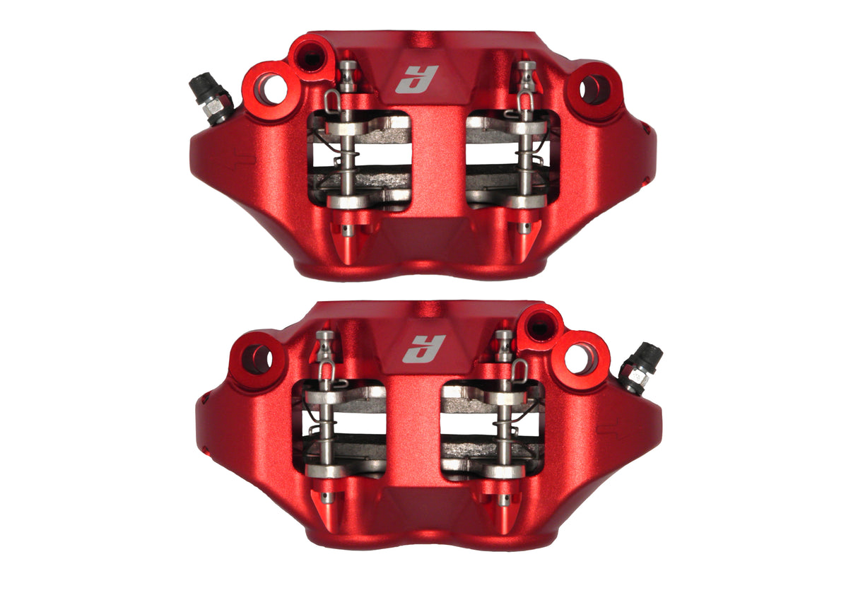 Pinza Freno Radiale Accossato Forgiata Monoblocco Interasse 108 mm Con Pistoni in Alluminio