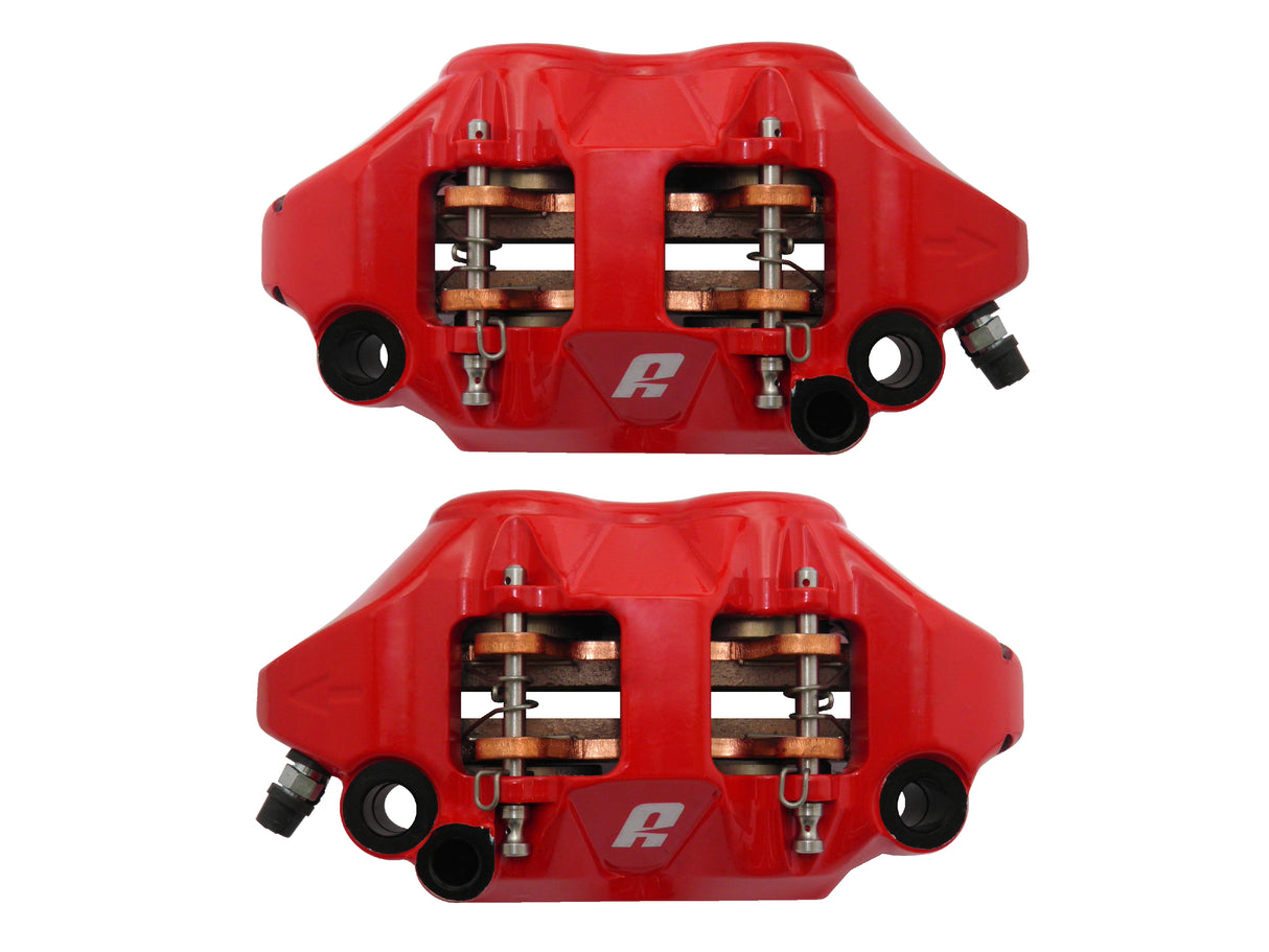 Pinza Freno Radiale Accossato Forgiata Monoblocco Interasse 108 mm Con Pistoni in Alluminio