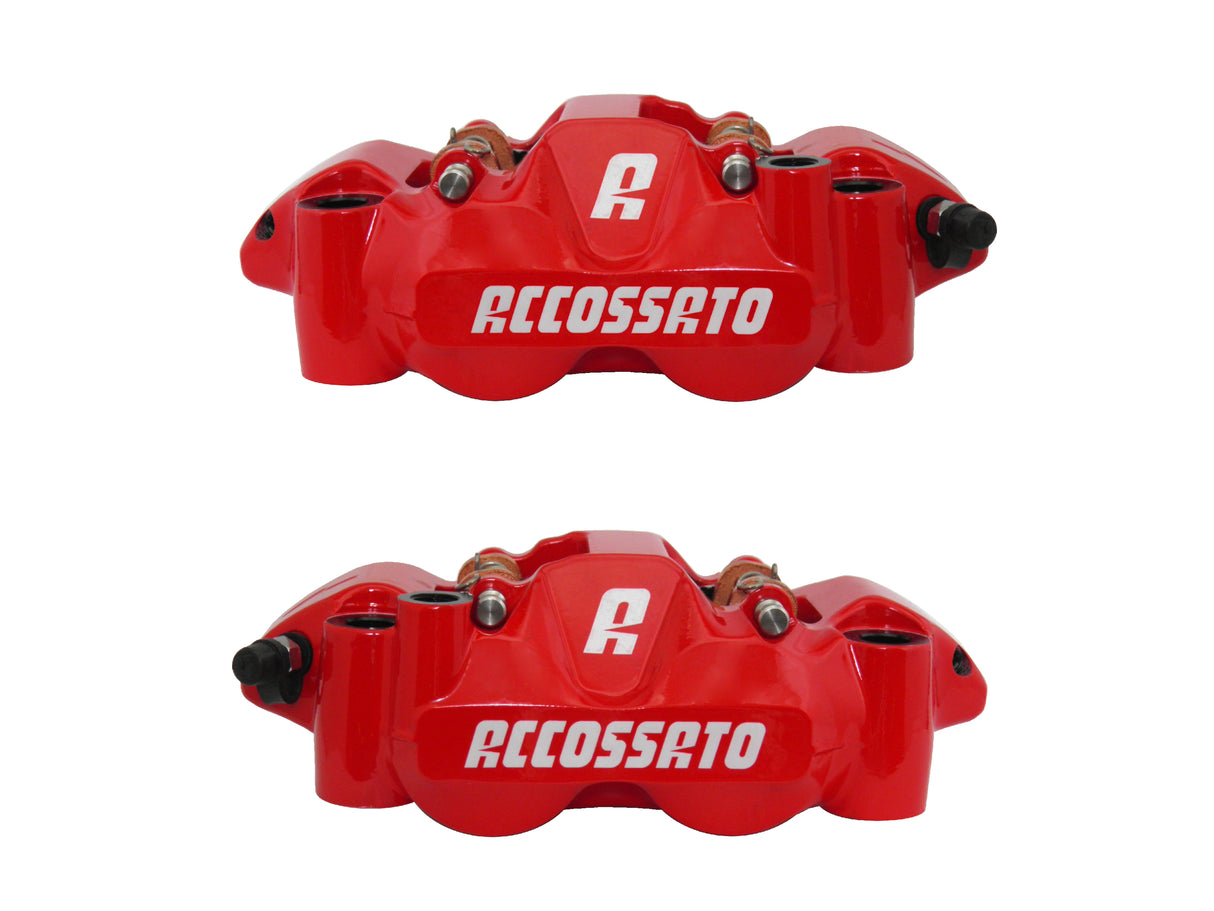 Pinza Freno Radiale Accossato Forgiata Monoblocco Interasse 108 mm Con Pistoni in Alluminio